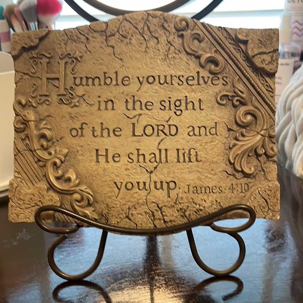 Bible verse plaque